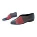 Vintage shoes / Flirt red brown and black zip up oxfords / size 37-7