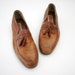 Vintage shoes. honey loafer flats.