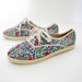 r e s e r v e d for calviny3k... Vintage floral canvas sneakers. 39/39.5 8/8.5