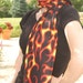 Motorcycle Fleece Scarf Flame