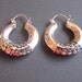 Bali 1 inch Sterling silver Tribal style earrings / silver / Tribal Earrings / Handmade Tribal Style Jewelry.