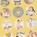 Rock-A-Bye Baby / Vintage Baby Designs / Bottlecap - 1 Inch Round Designs Digital JPG Collage Sheet