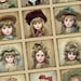 Victorian Dolls / Antique Porcelain Dolls - 2x2 Inch Square Tiles Digital JPG Collage Sheet