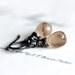 Golden Rutilated Quartz Earrings Wire Wrapped in Oxidized Sterling Silver - Alchemy