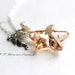 Starfish Necklace - Golden Swarovski Crystal Starfish, Pearl and Sterling Silver Seahorse Charm Necklace - Ocean Beach Summer Fashion