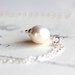 Bridal Pearl Necklace on Sterling Silver Chain Winter Wedding Bridesmaid Bride June Birthstone