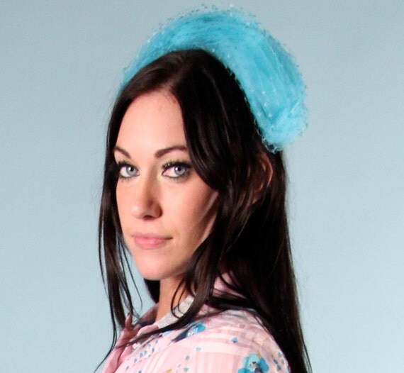 items similar to turquoise blue headband hair items similar to vintage 1960s turquoise blue netted hat items similar to turquoise blue headband hair items similar to vintage 1960s turquoise blue netted hat