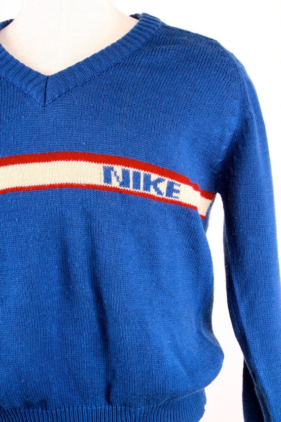 Vintage Retro Nike Sweater Collectable Red by MonDesirVintage