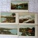Vintage postcard set Landscape Cityscape People EARLY CENTURY Souvenir Nostalgic panorama vista post card PRINT