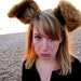 Deluxe ears headband - long brown bunny ears or other woodland creature ears - FREE SHIPPING