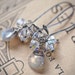 Dangle Earrings Labradorite Sterling Silver Gray Blue wire wrapped vintage style neutral tbteam rusteam