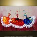 Abstract Ballet, Ballerina Painting Textured Modern Palette Knife Impasto Art by Catalin 36x24
