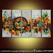 Abstract Modern Palette Knife Painting Original Art by Catalin 50x30 Large