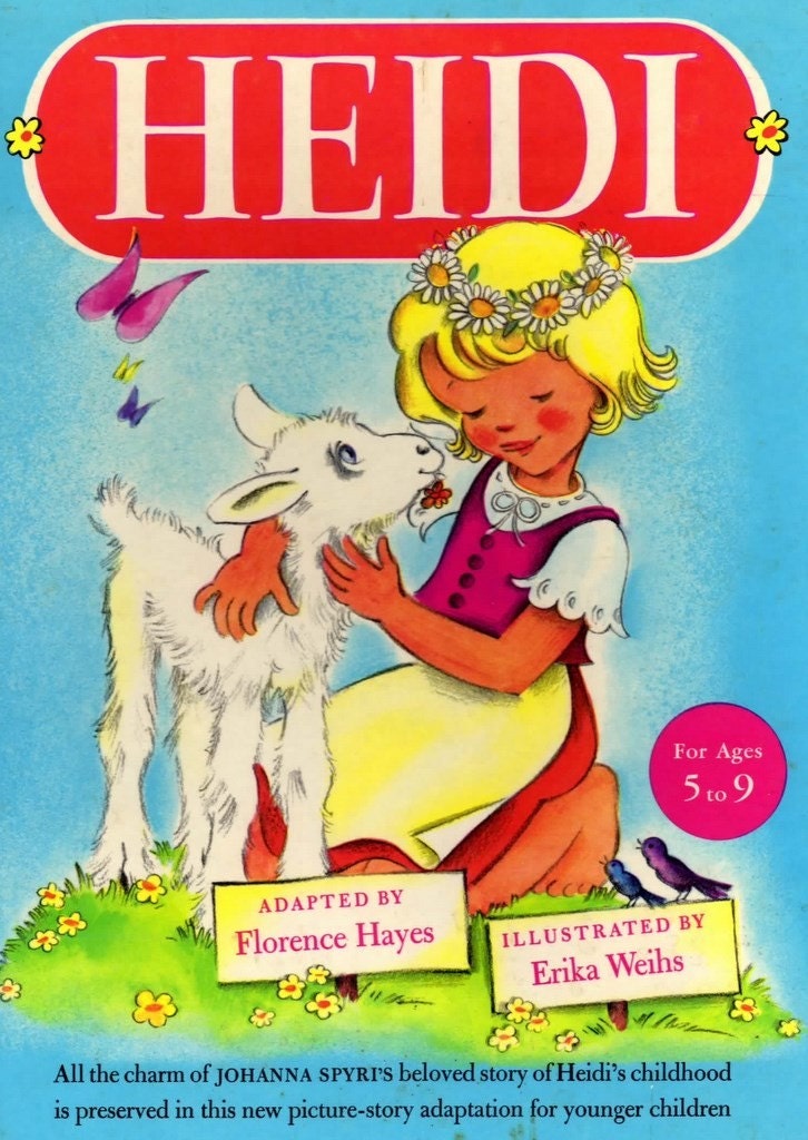 Antique Heidi children's book