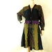 Tunic sweater coat, womens cardigan sweater, long sweater coat, green purple