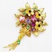 Graziano Signed Swarovski Crystal Flower