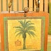 Tropical Palm Cigar Box Purse, Hawaiian Handbag, up-cycled wood cigar box, resort island fashion, Statement handbag