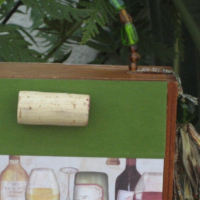 SALE Wine Cigar Box Purse Women's Gift Cork Handbag