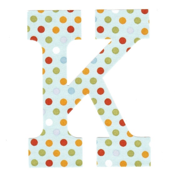 Items similar to Chunky Letter Applique K on Etsy