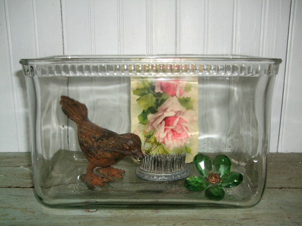 Vintage Glass Battery Jar Display Case RESERVED FOR ITSMEJAN