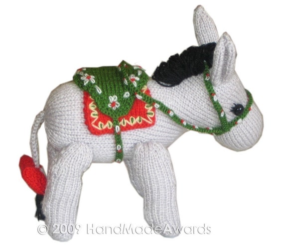 Lovely DONKEY Pdf EMAIL Knit PATTERN
