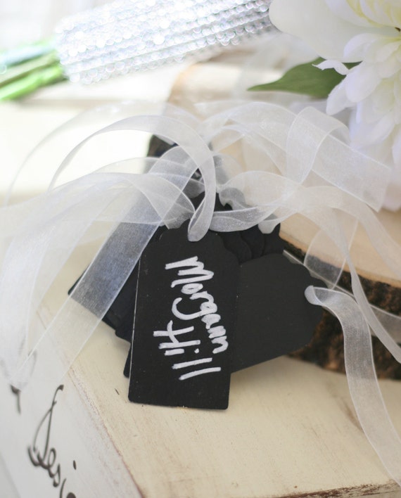 Wedding Chalkboard Tags SET of 50 (item P10513) by braggingbags