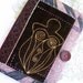 mystical Goddess fabric velvet journal primitive magic wicca blank book