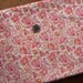 Cheerful Vintage Cotton Fabric - Cerise and Mustard Yellow - Two Yards
