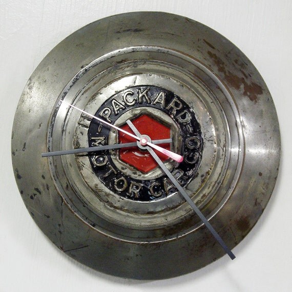 1935 1936 Packard 120 Hubcap Clock Wall Clock Classic Car
