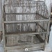 Antique wood and wire birdcage