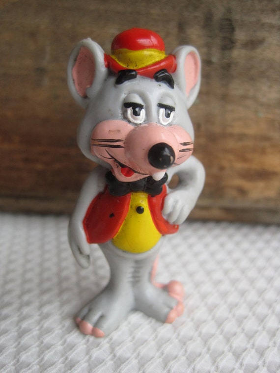 Vintage 1983 Chuck E Cheese Pizza Time Theatre Mouse Figurine