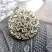 Vintage Rhinstone Button Sparkle Shank Style