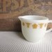Vintage Pyrex Butterfly Gold Creamer White Milk Glass Pyrex Corning Corelle Pattern