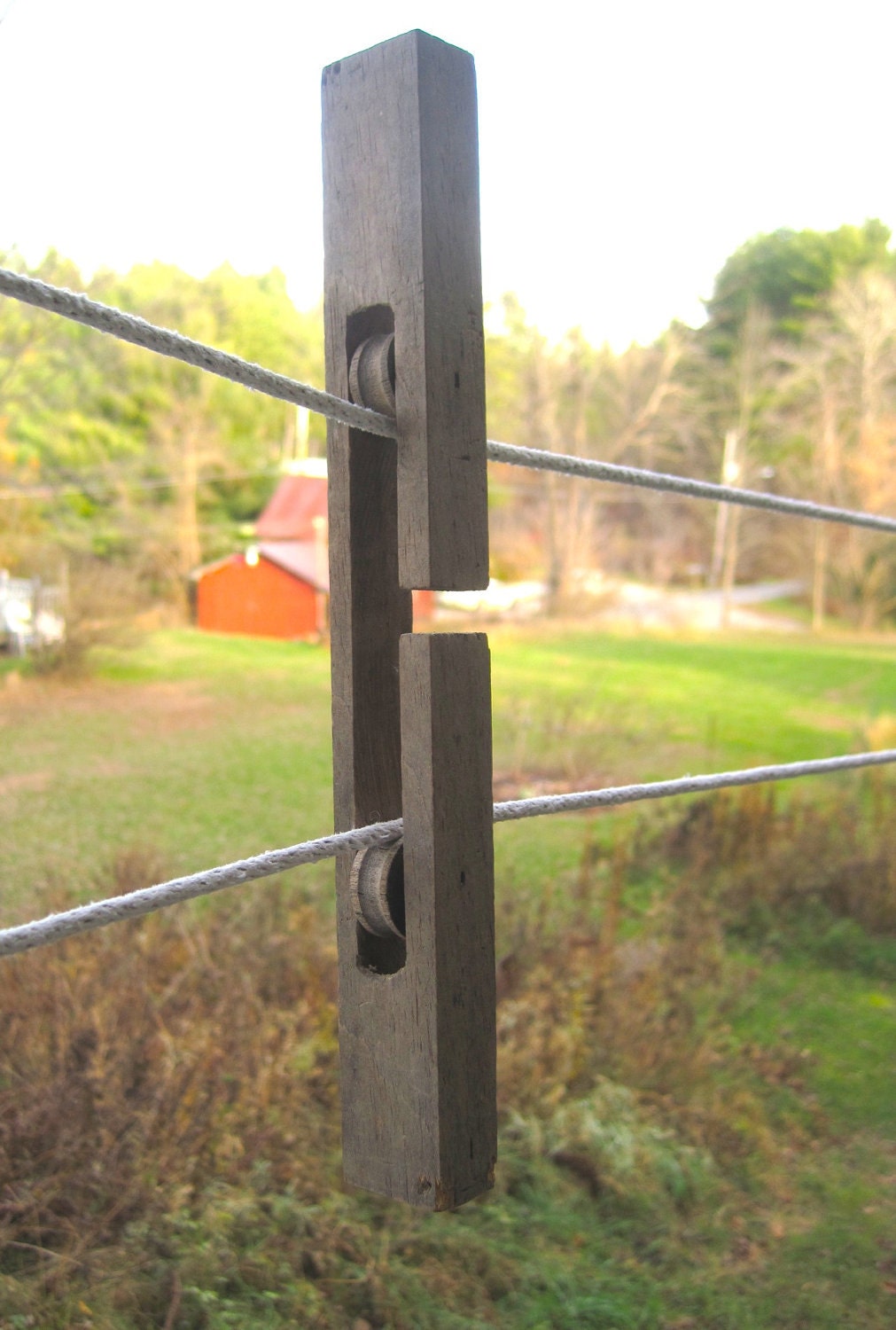 Vintage Wooden Clothes Line Spreaders