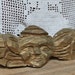 Vintage Cherub Wood Carving