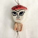 Blunne -------- Ceramic Miniature on String--Holiday gift--can be part of a moblie