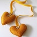 Yellow Amour-------- Felt. Heart