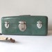 Vintage Metal Toolbox in Green