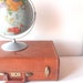 Vintage Luggage Samsonite Brown Suitcase