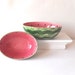 Vintage Watermelon Serving Bowls