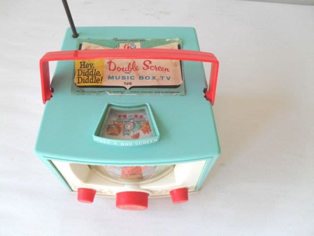 vintage toy music box