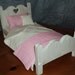 Antique look Shabby Chic American Girl Doll Bed