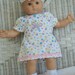 Bitty Baby Girl Dress outfit with headband and socks