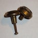 Matching Pair 2 Brass Round Drawer Pulls Replacement Restoration Salvage Hardware Furniture Handles Kitchen Cabinet Furniture Knobs