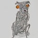 SALE-Metal Greyhound Dog Sculpture