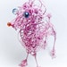 Pink Poodle Ornament, French Poodle, Dog Keepsake Gift, Dog Ornament, Standard Poodle, Chien, Pink Poodle Decor, Poodle Decoration