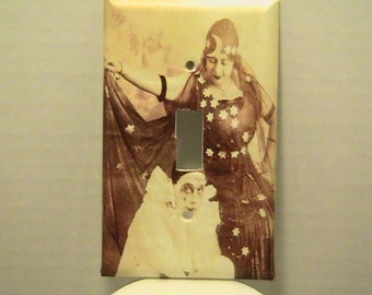 Gypsy and Clown Switchplate Cover - Free Shipping - 1007BD