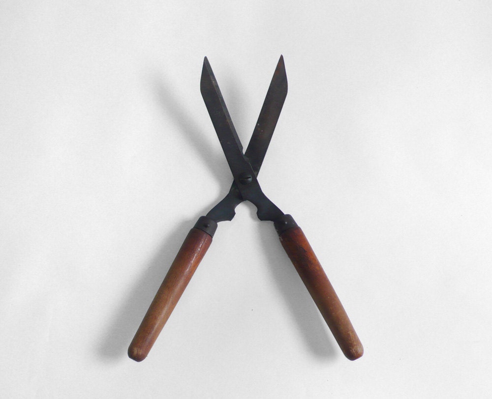Items similar to Vintage Garden Shears Scissors, Gardening, Tool on Etsy
