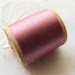 Antique 1920's Corticelli Pure Silk Hand Sewing Embroidery Floss Thread 100 Yd Spool Lilac Mauve