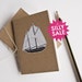 SILLY SALE Hand-bound mini sailing boat sketchbook